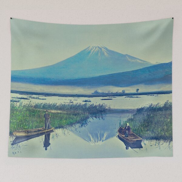 Item preview, Mount Fuji as Seen from Kashiwabara by Kazumasa Ogawa; Japanese art classic designed and sold by mbuz90.