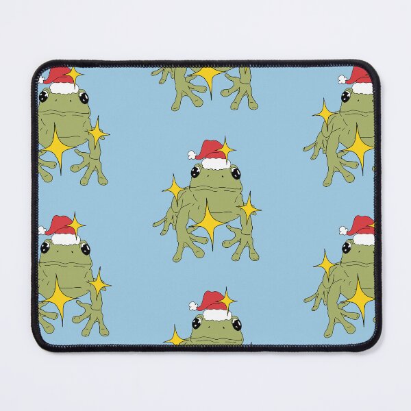 Item preview, FESTIVE Frog in Christmas Hat ♥ designed and sold by tartagain.