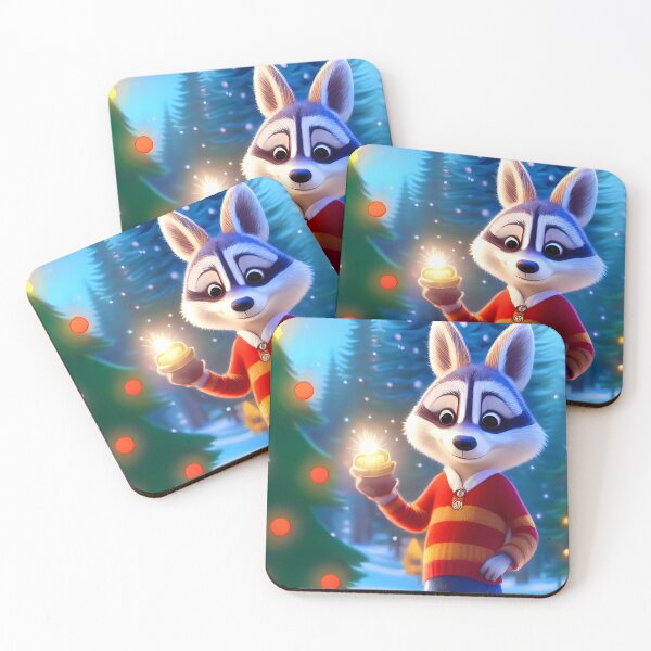 Item preview, The Christmas Racoon - Robert designed and sold by LuliandFriends.