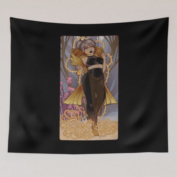 Item preview, Des oeillets dans la neige de minuit - Carnations in the midnight snow designed and sold by PuckHuberts.