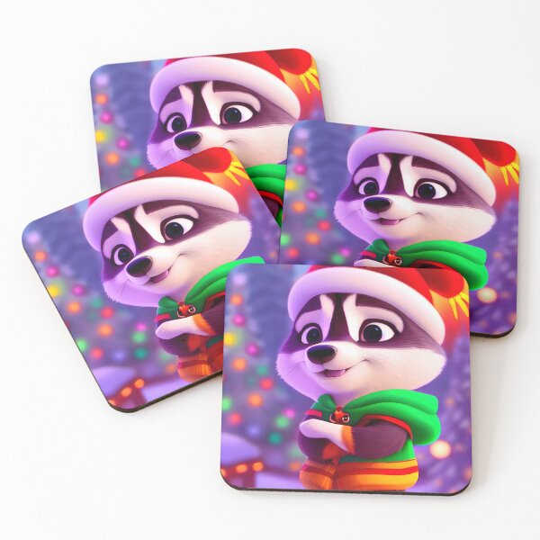 Item preview, The Christmas Racoon - Wally designed and sold by LuliandFriends.