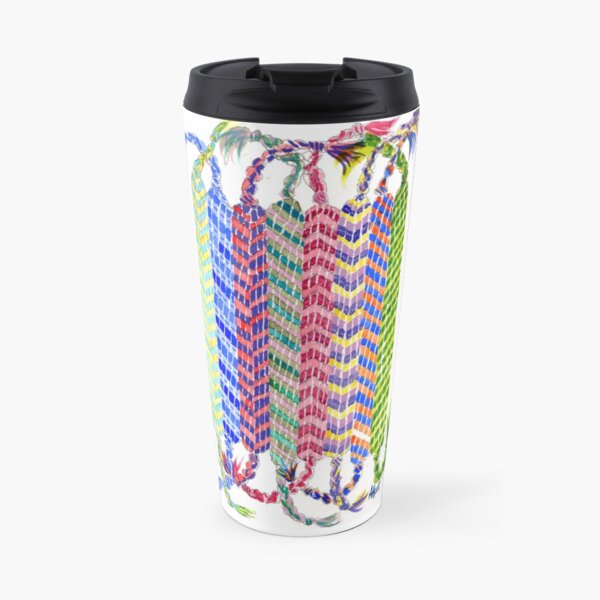 Friendship Bracelet Travel Coffee Mug