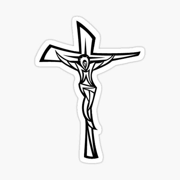 Catholic Cross Stickers | Redbubble