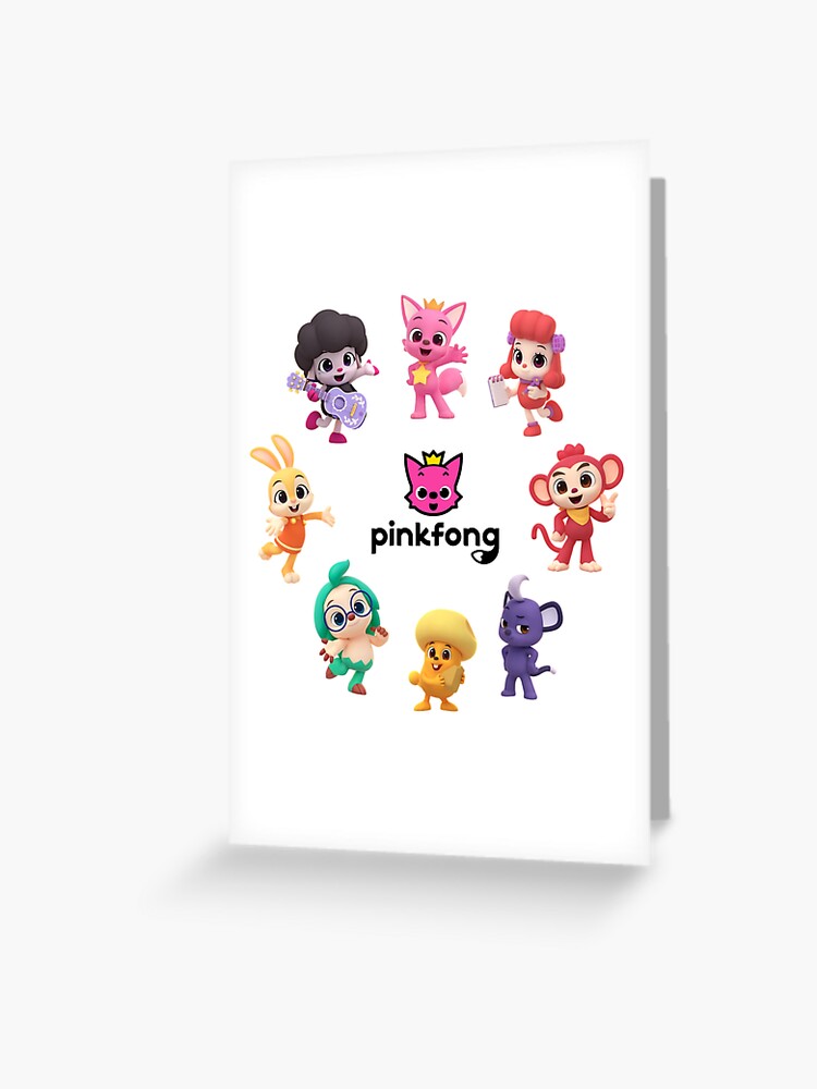 Hogi,Poki,Jeni and Pink fong Art Board Print for Sale by Color-Toonix