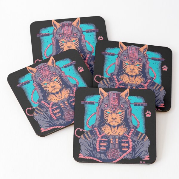 Item preview, Cyberpunk Samurai Cat 2 designed and sold by TheSamuraiCat.