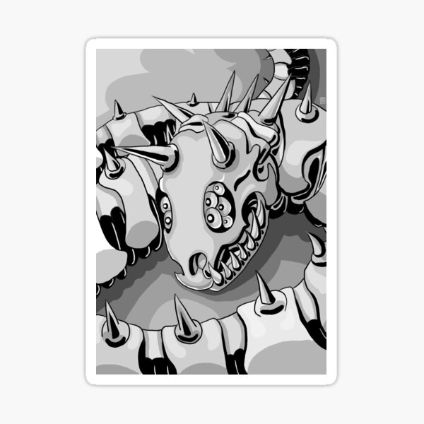 Schlangenmonster Sticker