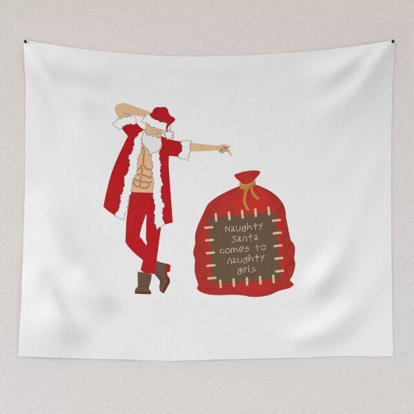 Item preview, Naughty Santa designed and sold by trendingatees.