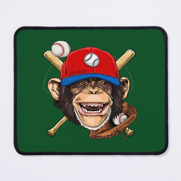 Item preview, Baseball Player Monkey Face Pitcher Catcher Baseball Coaches273 designed and sold by FamilyRoyal.