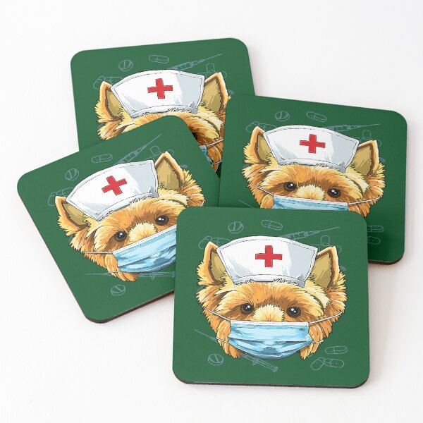 Item preview, Yorkshire Terrier Dog Nurse RN Nursing School Graduation 529 designed and sold by FamilyRoyal.