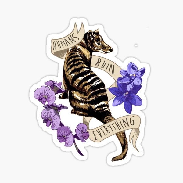 Thylacine's Lament Sticker