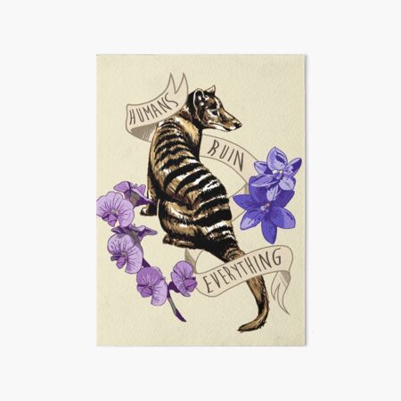 Thylacine's Lament Art Board Print