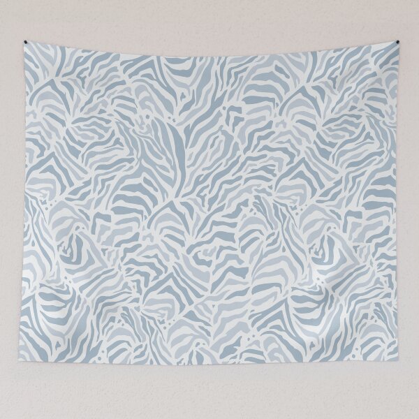 Item preview, ZEBRA STRIPES Light Blue designed and sold by sorbetedelimon.