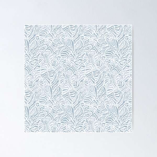 Item preview, ZEBRA STRIPES Light Blue designed and sold by sorbetedelimon.