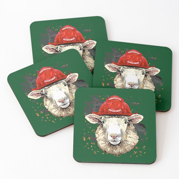 Item preview, Firefighter Sheep Lamb Fire Department Fireman Farm Animal 83 designed and sold by FamilyRoyal.