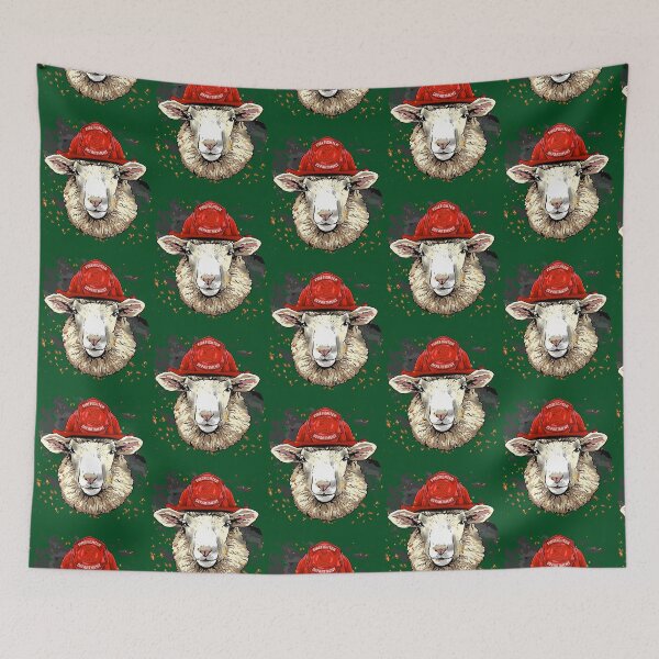 Item preview, Firefighter Sheep Lamb Fire Department Fireman Farm Animal 83 designed and sold by FamilyRoyal.