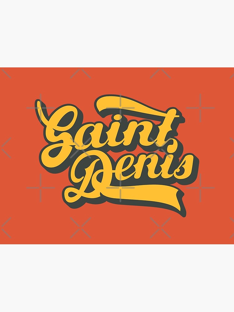 "Paris SaintDenis ,Paris SaintDenis lettering, Paris SaintDenis logo" Poster for Sale by