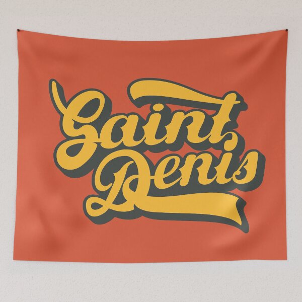 Item preview, Paris Saint-Denis ,Paris Saint-Denis lettering, Paris Saint-Denis logo designed and sold by Boogosh.