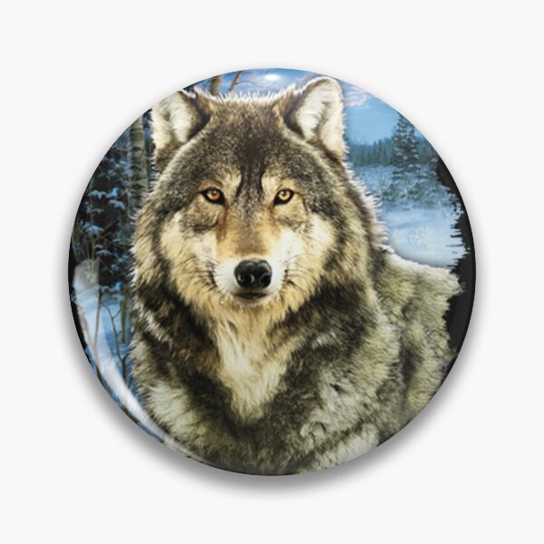 Item preview, Big Grey Wolf In Winter designed and sold by KA DESIGNS.