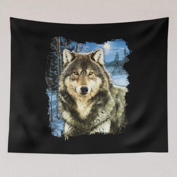Item preview, Big Grey Wolf In Winter designed and sold by KA DESIGNS.