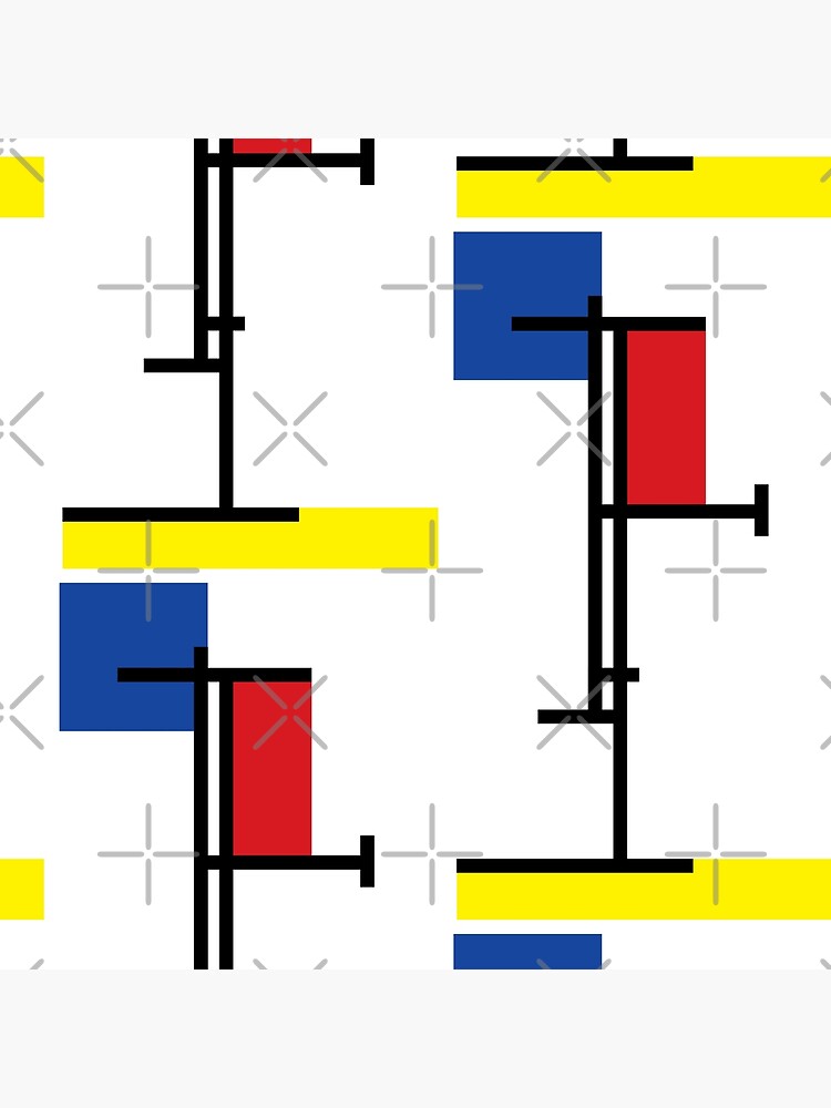 Mondrian Minimalist De Stijl Modern Art III © fatfatin by fatfatin