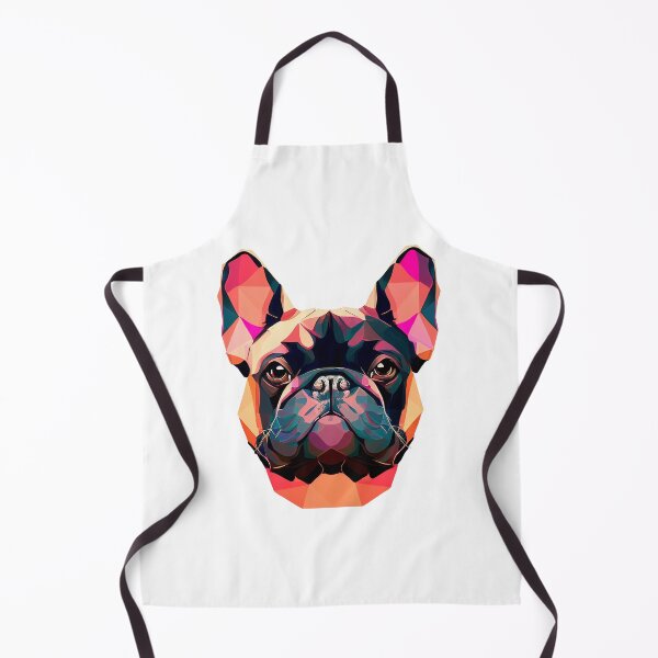 Item preview, French Bulldog Geometric Portrait - Sunset designed and sold by Bondoboxy.