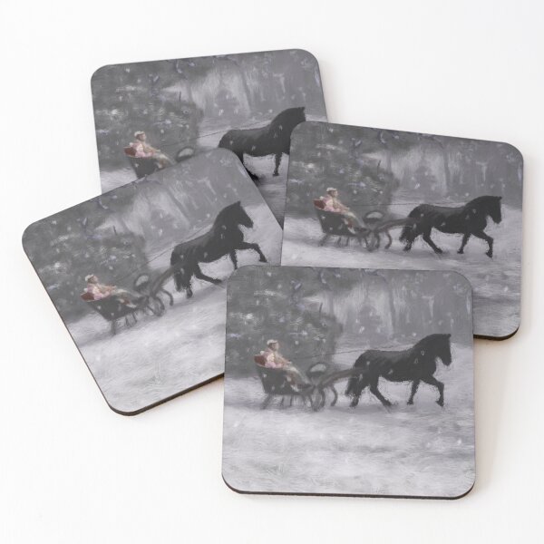 Item preview, One Horse Open Sleigh designed and sold by TheArtCave.