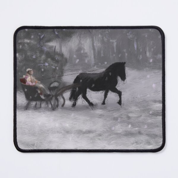 Item preview, One Horse Open Sleigh designed and sold by TheArtCave.
