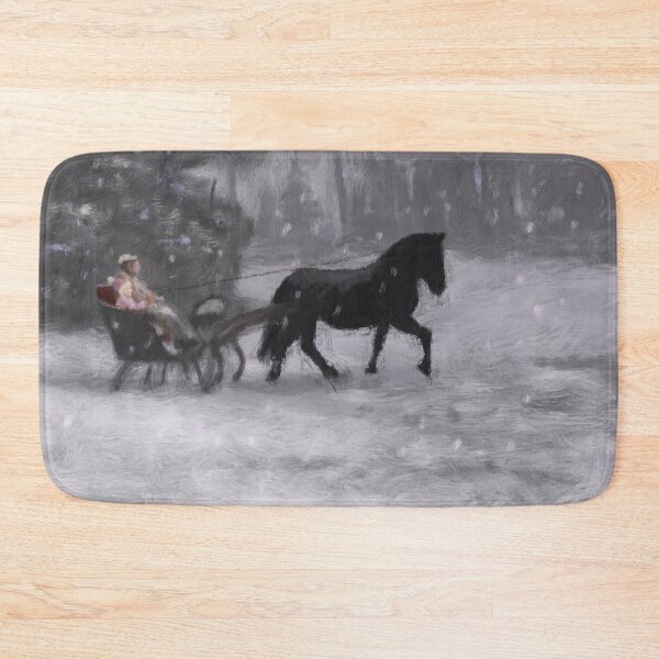 Item preview, One Horse Open Sleigh designed and sold by TheArtCave.