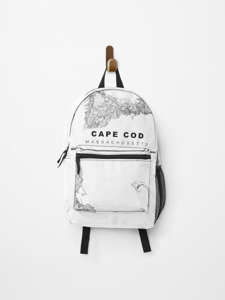 Thumbnail 1 of 3, Backpack, Cape Cod Map designed and sold by sibudas.