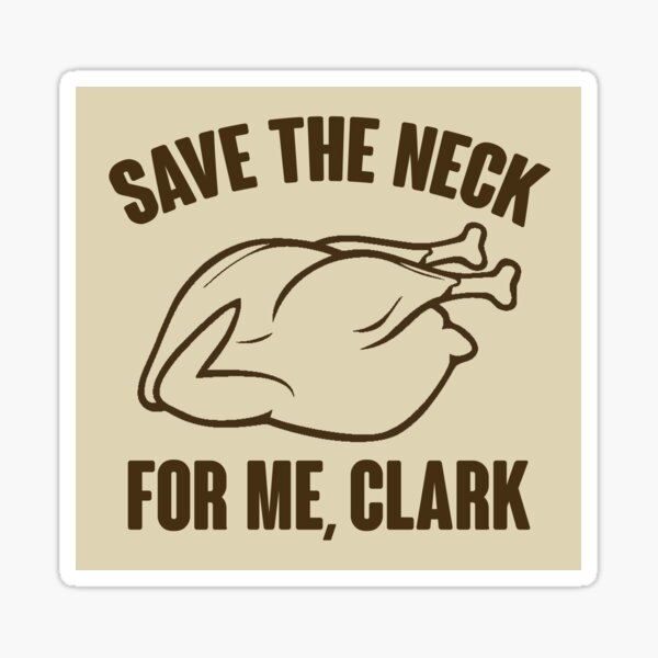 Aperçu de l'œuvre Sauve le cou pour moi, Clark créée et vendue par kjanedesigns.