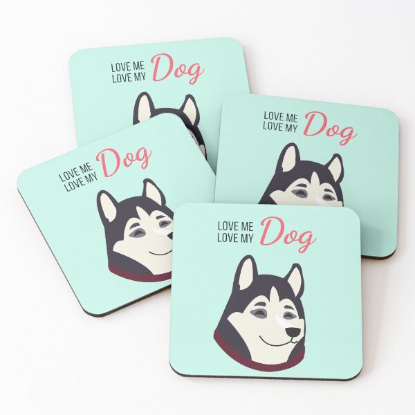 Item preview, Love me Love my Dog - Siberian Husky - Dog lover, Love, couple, puppy designed and sold by NaNapolitano.