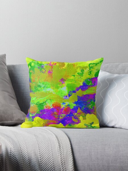 Item preview, Key Lime Abstract Painting designed and sold by RDRiccoboni.
