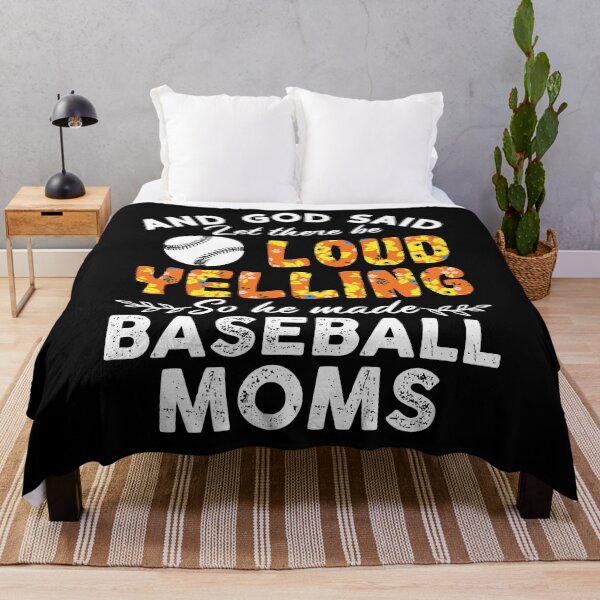 Item preview, And God Said Let There Be Loud Yelling So He Made Baseball Moms designed and sold by AdventArt.