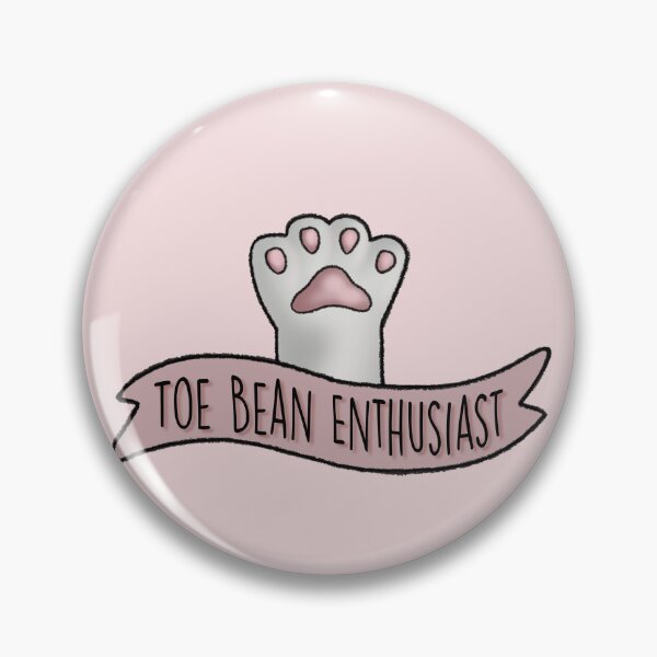 Item preview, Toe Bean Enthusiast White With Pink Pea designed and sold by Zephyr-Studio.