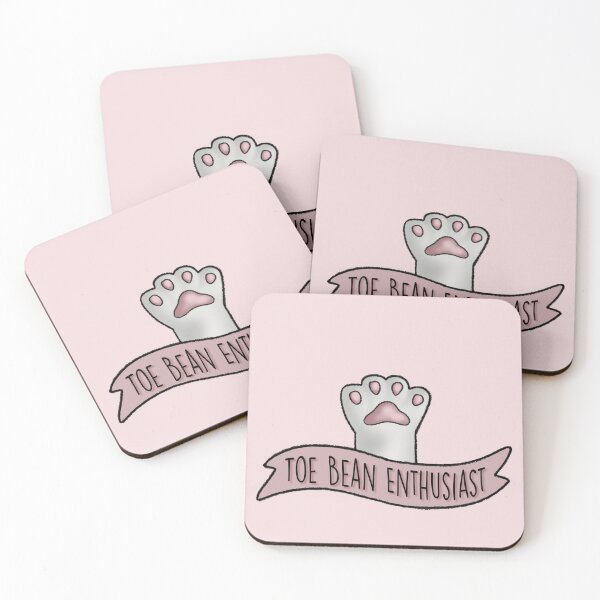 Item preview, Toe Bean Enthusiast White With Pink Pea designed and sold by Zephyr-Studio.
