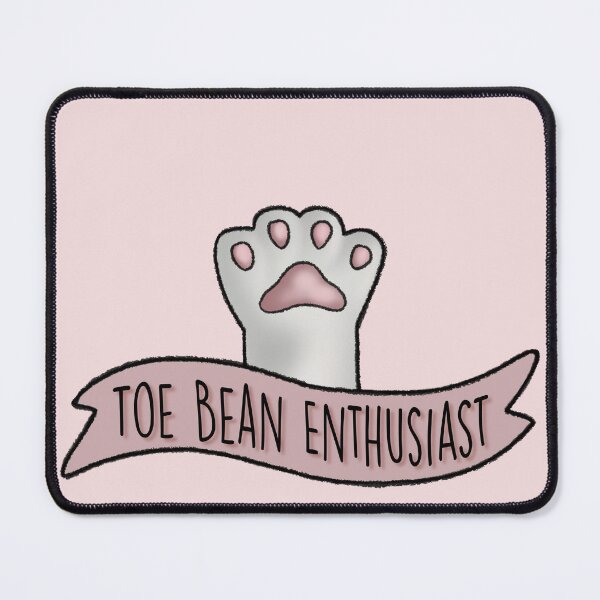 Item preview, Toe Bean Enthusiast White With Pink Pea designed and sold by Zephyr-Studio.