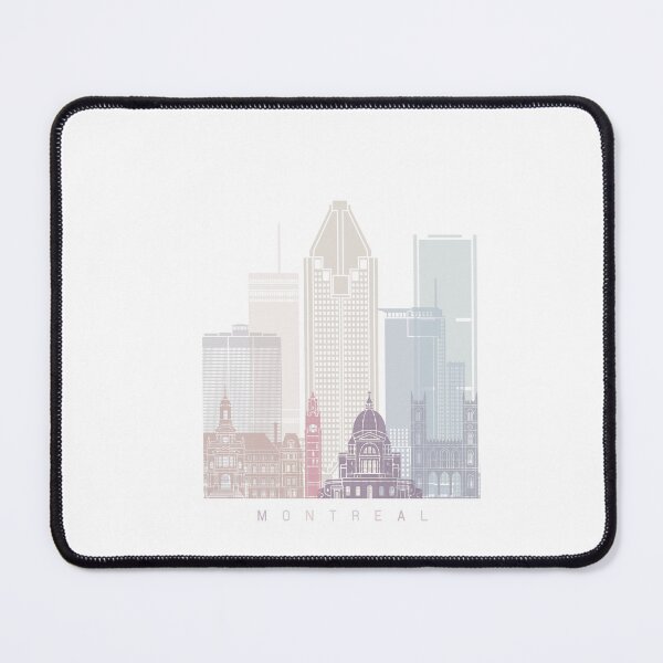 Item preview, MONTREAL SKYLINE POSTER PASTEL designed and sold by paulrommer.