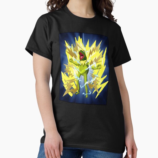 Item preview, Super Saiyan Kermit designed and sold by colddistrict.