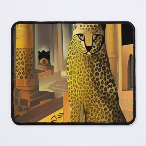 Item preview, Queen cat keeps cheetah as pets designed and sold by Ioncure Design Studio 1.
