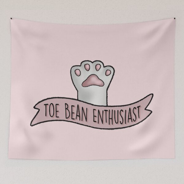 Item preview, Toe Bean Enthusiast White With Pink Pea designed and sold by Zephyr-Studio.