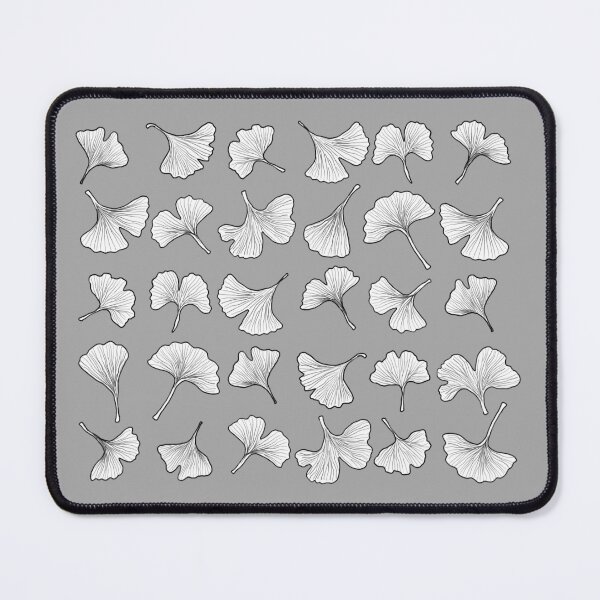 Item preview, Gingko Leaves Black and White Pattern designed and sold by Ivy Lily Art.