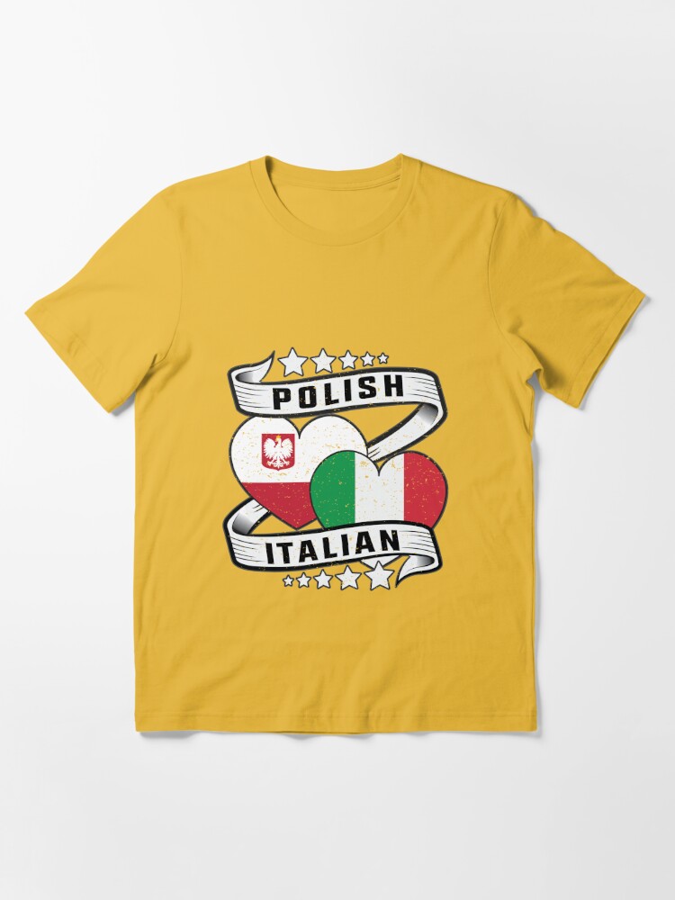 Polish Italian Hearts Poland Italy Flags Baby Bodysuit (Black) – Really  Awesome Shirts