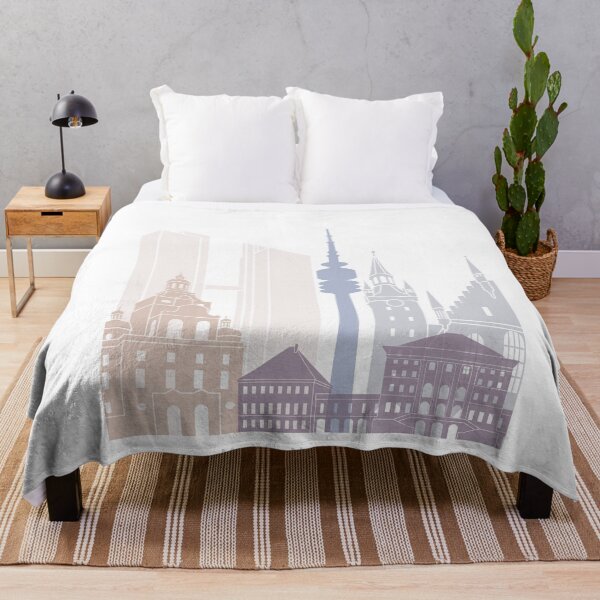 Item preview, MUNICH SKYLINE POSTER PASTEL designed and sold by paulrommer.
