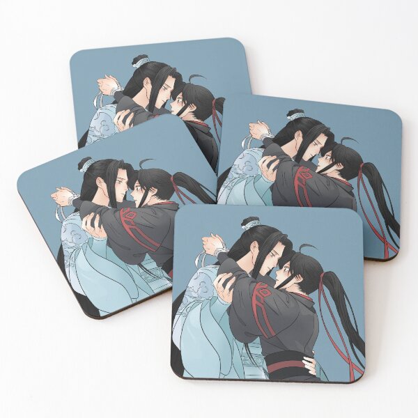 Item preview, Wei Wuxian and Lan Zhan from the manhua Grandmaster of Demonic Cultivation: Mo Dao Zu Shi original artwork designed and sold by EryaMoon.