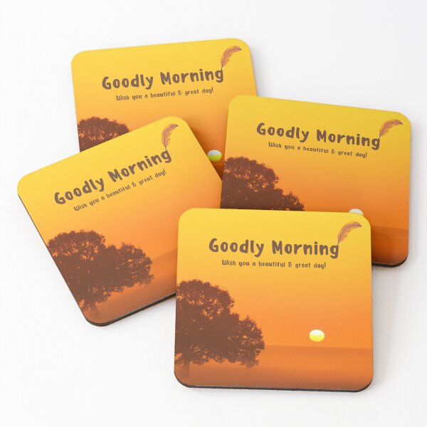 Item preview, Goodly Morning Stickers t Shirts newest 2022 designed and sold by PRECALB OUTFIT.