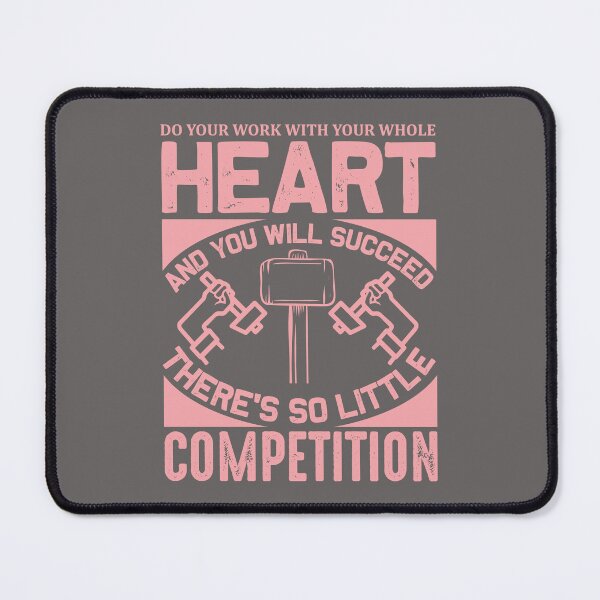 Item preview, Work with all my heart designed and sold by millaundeddi.