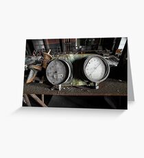 Gauge Greeting Card