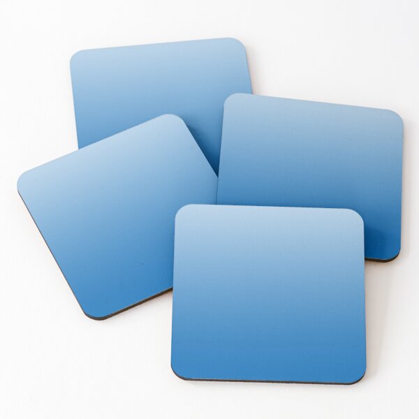 Item preview, Brilliant Electric Blue Lemonade ombre designed and sold by coverinlove.