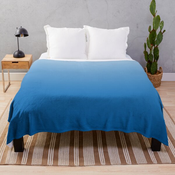 Item preview, Brilliant Electric Blue Lemonade ombre designed and sold by coverinlove.