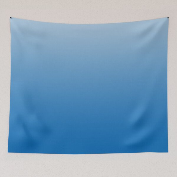 Item preview, Brilliant Electric Blue Lemonade ombre designed and sold by coverinlove.